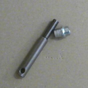 Tomos kytkinpuikko + säätömutteri ( vahvistettu )